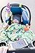 Lil' Jammerz Baby Music Toys for Car Seat or Stroller: Includes a Bluetooth Speaker to Stream Music or White Noise, and Plush Rattle & Squeaky Toy