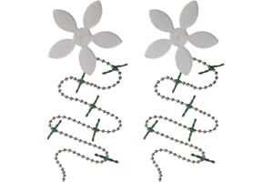 ​DrainWig Shower Drain Hair Catcher – Disposable White Flower (2-Pack) – No-Touch Hair Removal for Flat Shower Drains – As Seen on Shark Tank