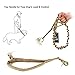 OneTigris 5ft Long Bungee Training Walking Dog Leash with Comfortable Neoprene Handle & Zinc Alloy Lead Clip (CB)