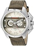 Diesel Men's DZ4389 Ironside Stainless Steel Green Canvas Watch