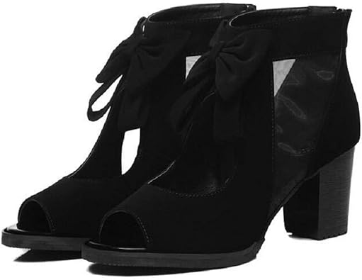 cute black sandal heels