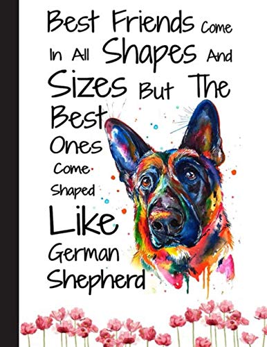 Like German Shepherd Notebook: Blank Lined Journal for German Shepherd, Dog Lovers, Dog Mom, Dog Dad and Pet Owners | 8.5x11 with College Ruled Pages