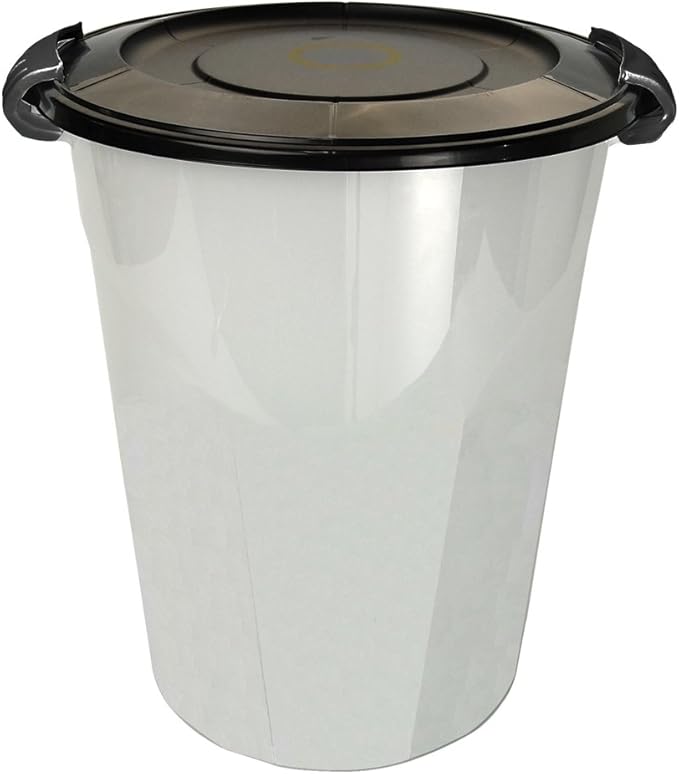 United Solutions BA0113 24Quart Bulk Storage Container with Natural Double Lock