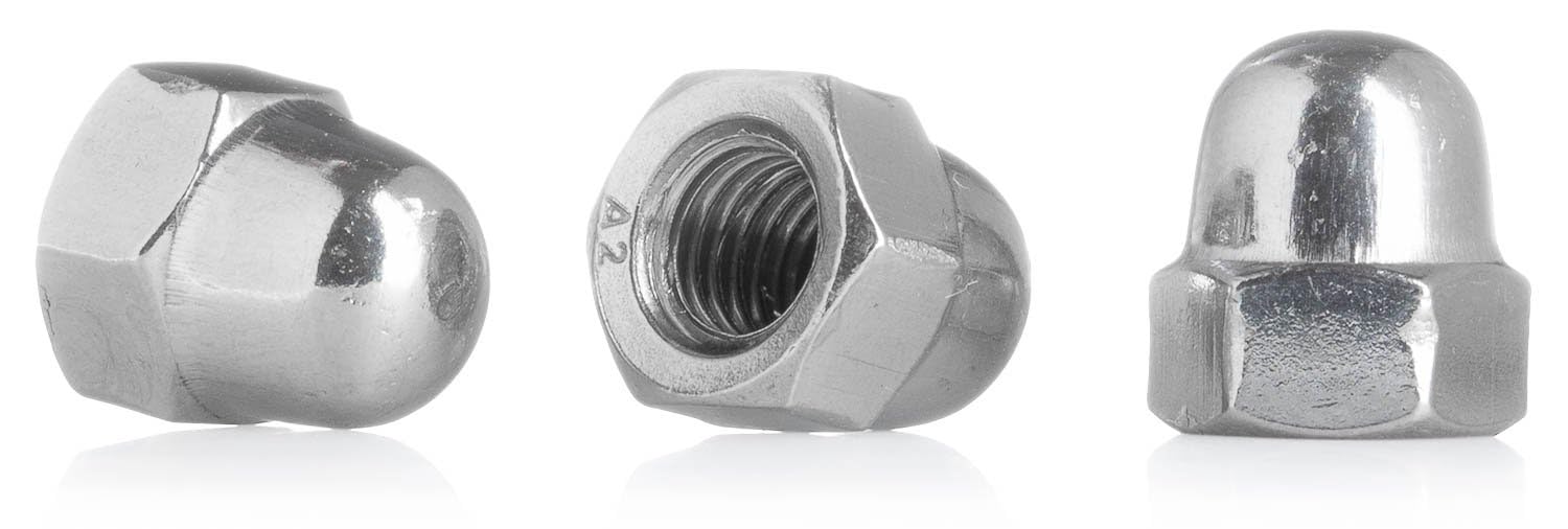 YoiYee M6 Dome Cap Nut, 304 Stainless Steel(A2-70), Pack of 20
