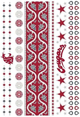 Lulu DK Washington State Cougars Jewelry Flash Tattoos
