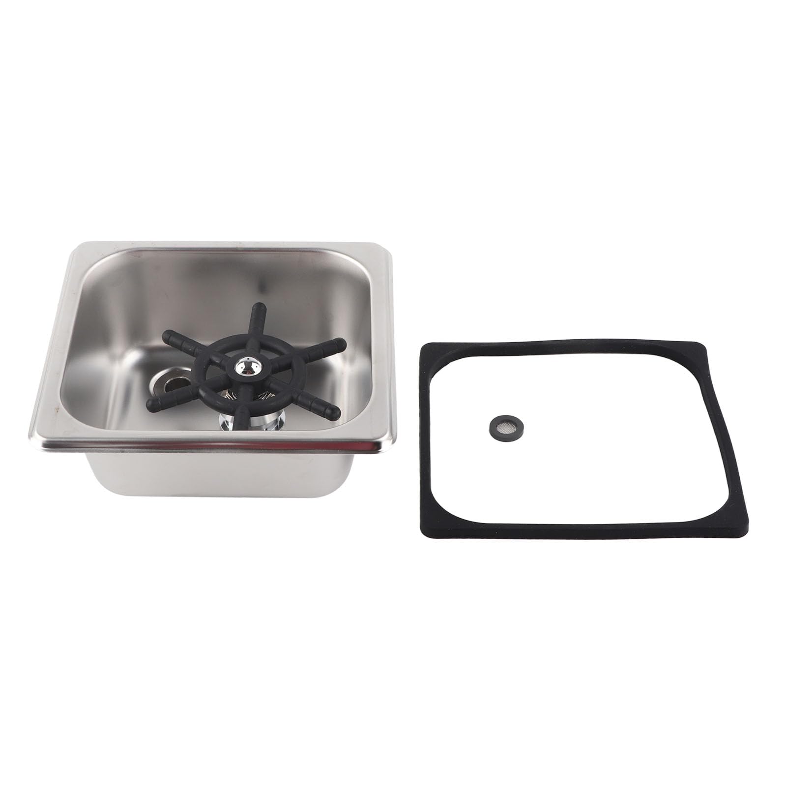 Glass Bar Tea Cup Pitcher Rinser Washer Steaming Cleaner Automatic Stainless Steel Cup Washer Cleaner Glass Rinser Faucet for Hotel Bar Coffee Milk Tea