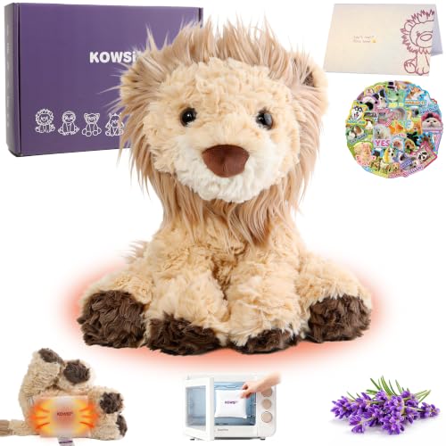 KOWSI Lion Weighted Plush Heating Pad