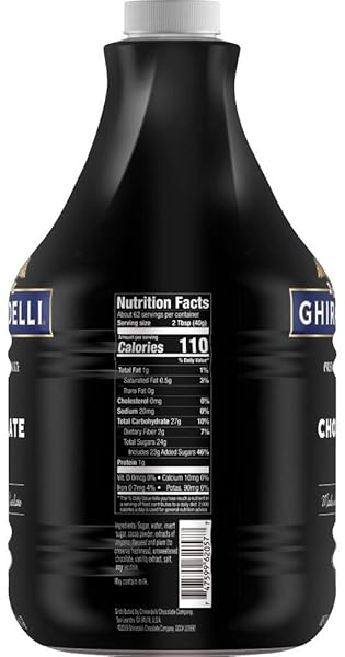 GHIRARDELLI CHOCOLATE FLAVORED SAUCE, 87.3 OUNCE