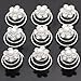 Catalina Crystal Pearl Hair Twists Pack of 12 Flower Bridal Wedding Hair Spin Accessories