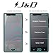 J&D Compatible for 8-Pack BlackBerry Motion Screen Protector, [Anti-Glare] [Not Full Coverage] Matte Film Shield Screen Protector for BlackBerry Motion Matte Screen Protector