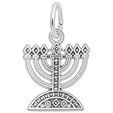 Rembrandt Charms, Menorah.925 Sterling Silver