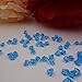 Bestgle 100Pcs 8.5OZ Aquarium Decoration Ornament Glass Beads Acrylic Crystals Gems Ice Rocks for Table Scatter, Vase Filler, Event, Wedding, Arts, Crafts & Fish Tank Bowl, Blue