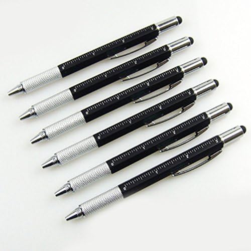 Promotional Multifunctional Screwdriver Ballpoint Pen Horizontal Capacitor Touch Screen Metal Scale Gift Tool Pen