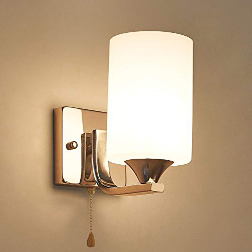 FUSKANG LED Wall Lamp with A Pull Switch Pull Cord Bedside Lamp Bedroom Modern Minimalist Living Room Stairs Hallways Lamps & Lighting Fixtures