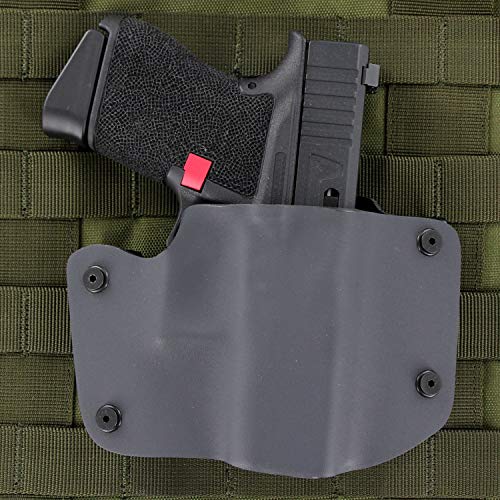 R&R Holsters: Black - OWB Kydex Holster for Glock 43 & 43X - Outside The Waistband