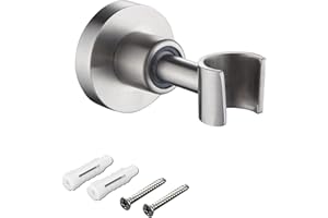 PHASAT Handheld Shower Head Holder Adjustable 304 Stainless Steel Handheld Shower Head Bracket Holder Wall Mount,Shower Wand 