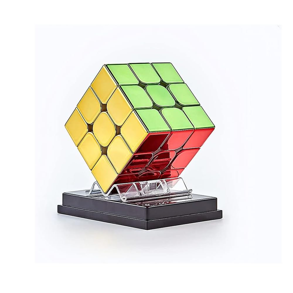 XMDCuber Speed Cube 3 x 3 x 3 Magnetic Speed Puzzle Reflective Mirror Polished
