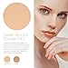 xtava Perfect Skin Powder Pact - Buildable Matte Coverage Pressed Powder SPF 25 - Shine-Free Oil Control for Poreless Results - Compact Makeup Mirror - Cruelty Free - Crafted in Korea (Sweet Almond)