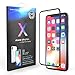 Keklle iPhone X Screen Protector 5D Curved Full Cover Protective Film Case Friendly Full Coverage Edge to Edge Tempered Glass Bubble Free for iPhone X screen protector