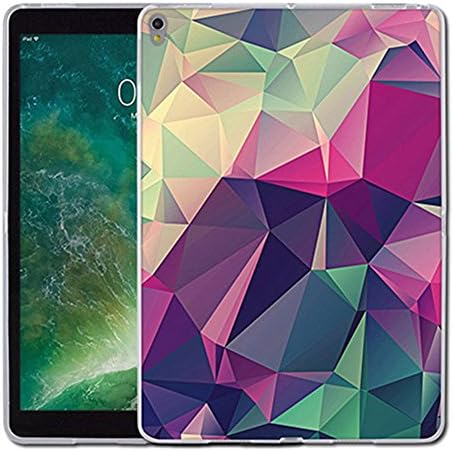 iPad Pro 10.5 Case, KHKJ Pattern Design [Clear Bumper] [Anti-Scratch] Soft TPU Skin Back Cover For Apple iPad Pro 10.5 inch (Style:01)