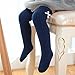 Udobuy 6 Pairs Bows Newborn Toddler Knee High Socks Baby Girls Bow Sock