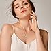 J.Rosée Necklaces, Heart Necklace 925 Sterling Silver 3A Cubic Zirconia Pendant Necklace, 18