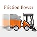 Street Sweeper Toy, Push and Go Friction Powered Truck Toys for Boys, Girls Simulation Street Sweeper Truck with Lights & Sounds, Removable Garbage Can, Sweeping Brushes（Batteries Included）