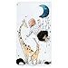 JumpOff Jo - Fitted Crib Sheet, Super Soft Breathable 100% Cotton Baby Crib Sheet for Standard Crib Mattresses and Toddler Beds, 28 in. x 52 in. - Giraffe and a Calf