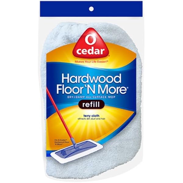 Amazon Com O Cedar Hardwood Floor N More Terry Cloth Refill