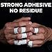 Nextrino Athletic Finger Tape - 3 Rolls, Latex-Free, Sweat-Resistant for Sports - White