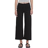 Vervet - Plus Size High Rise Black Crop Wide Leg Jeans