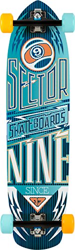 Sector 9 Carbon Flight Complete Skateboard, Blue