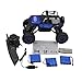 WESIPI Blomiky C182 1:18 4WD Alloy Blue Monster RC Cars Toy Off-Road Remonte Control Vehicle Rock Crawler Buggy Toy for Boy Kids C182 Blue
