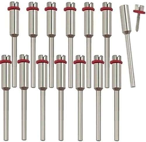 Rotary Tools RT7; Accessory for Dremel Rotary Tool 15PC 1/8 Shank Mandrel for Disc Cut Polish