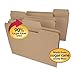 Smead Tree Free SuperTab® File Folder, Oversized 1/3-Cut Tab, Letter Size, Natural Brown, 100 per Box (10751)