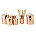 9 Piece Hammered Décor Copper Tool Set (8 Tools Included)