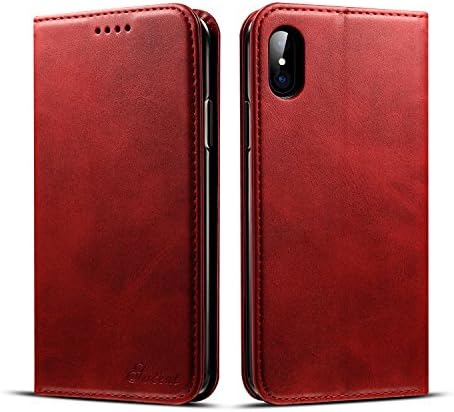 iPhone x Wallet Case with Vegan Leather,for Women, Men, Boys, Girls, Apple iPhone Leather cases with Credit Card Slot