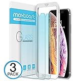 Maxboost Screen Protector with Anti-Blue Compatible Apple iPhone Xs and iPhone X (5.8