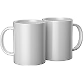 Cricut Ceramic Mug Blank, White - 15 oz/425 ml (2 ct)