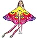 Hengda kite So Beautiful Peacock Tail Butterfly Kite Single Line Kite Incudes 30m String and Handle