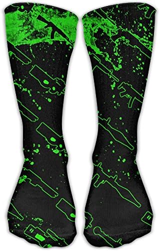 Gun Rogue Status Unisex Tube Socks Crew Over The Calf Soccer Comfort Stockings For Sport And Travel