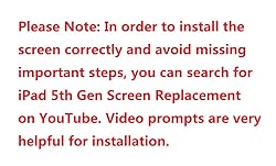 for iPad 5 5th Gen Screen Replacement A1822 A1823