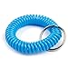 BLUE PANDA Coil Bracelet Keychain Set - 36-Pack Key Ring Wrist Coils, Spiral Stretch Plastic Accessoies, Ideal for Swimming Pool, Gym, Vacation Key Safety, 6 Assorted Colors
