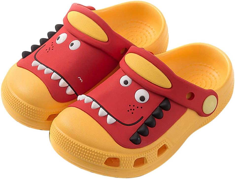 Maybolury Kids Clogs Shoes,Boys Girls Lightweight Non-Slip Beach Pool Sandals Slip-on Indoor Outdoor Sippers