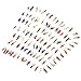 Kingzer 100pcs N Scale Painted Model Train Park Street Passenger People (1:150)