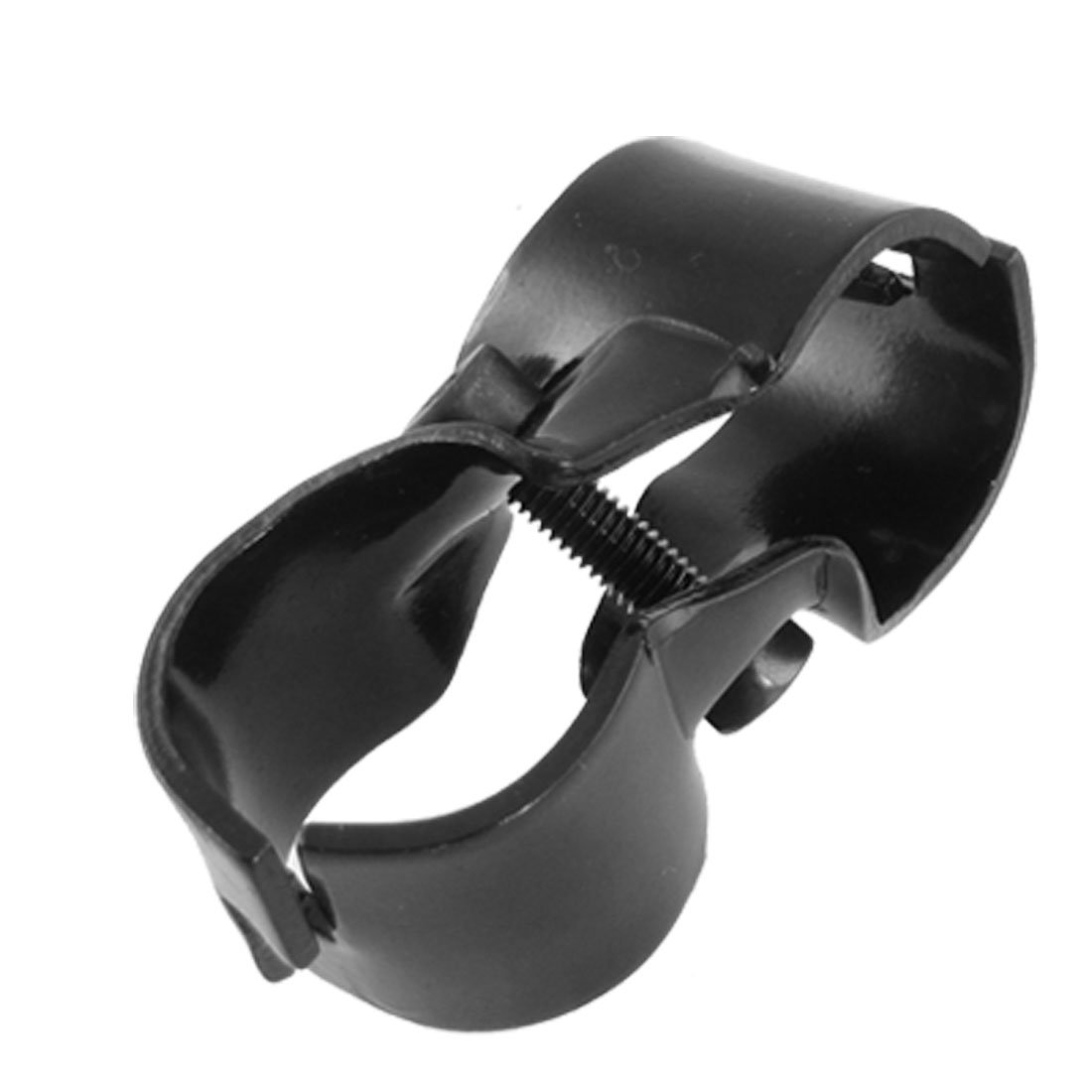 Sourcingmap Replacement Double Port Lean Tube Pipe Vertical Clamp Clip Black