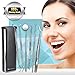 6 Pcs Dental Tools Kit, Dentist Picks Plaque Remover Scraper Set Best for Personal Use