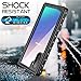 ROBO Galaxy Note 10 Waterproof Case, Built-in Screen Protector 360° Shockproof Protective Case with Dirtproof Snowproof Full Body Cover Suitable for Samsung Note 10 2019 (Black+Transparent)