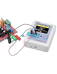 Longruner - Transistor multifunción de retroiluminación TFT LCR-TC1 para condensador de diodo, triodo, resistencia, transistor LCR ESR NPN PNP MOSFET LW21 (1,8 pulgadas)
