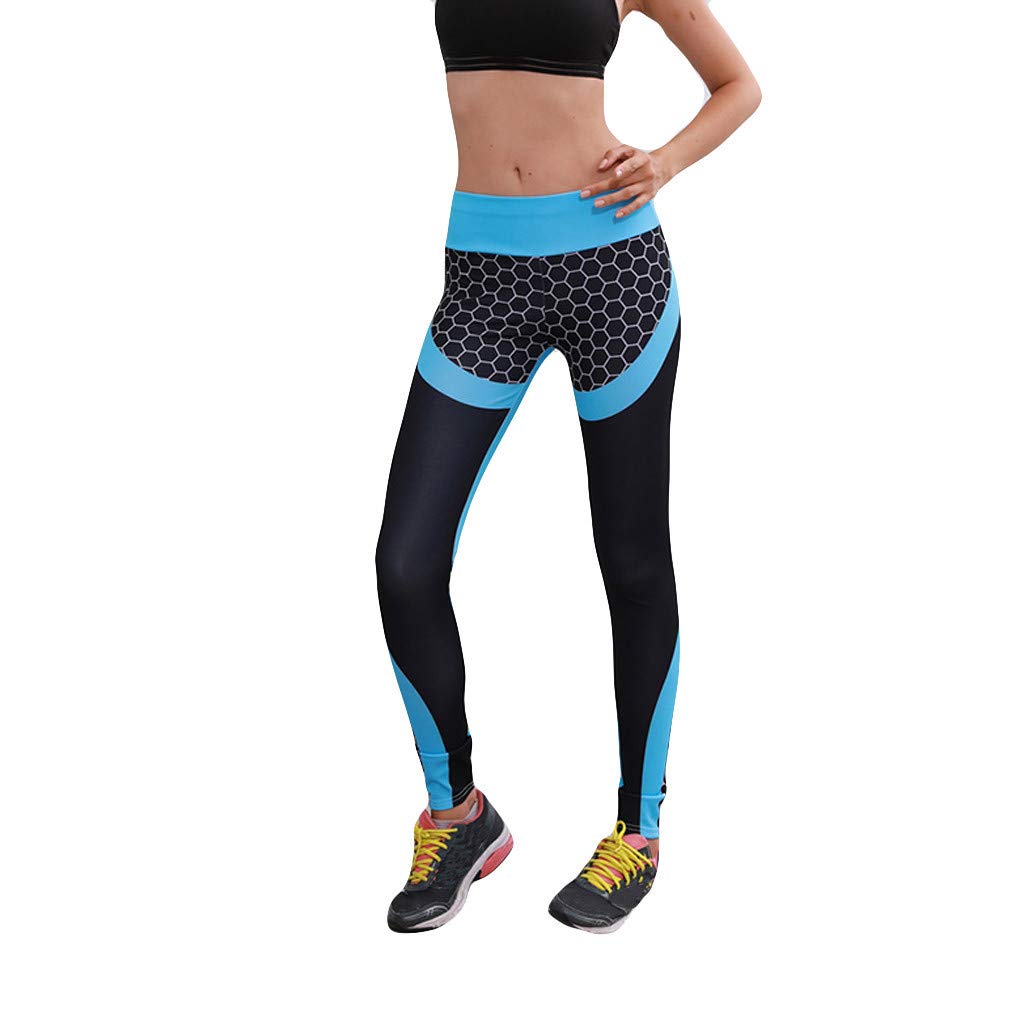 Amazon.com: Womens Yoga Pants high Waist Hip Color ...